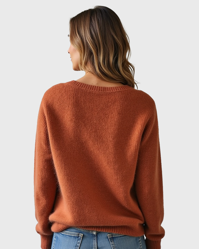 Luhvia | Loose Fit Sweater for Women | Wide Round Neck