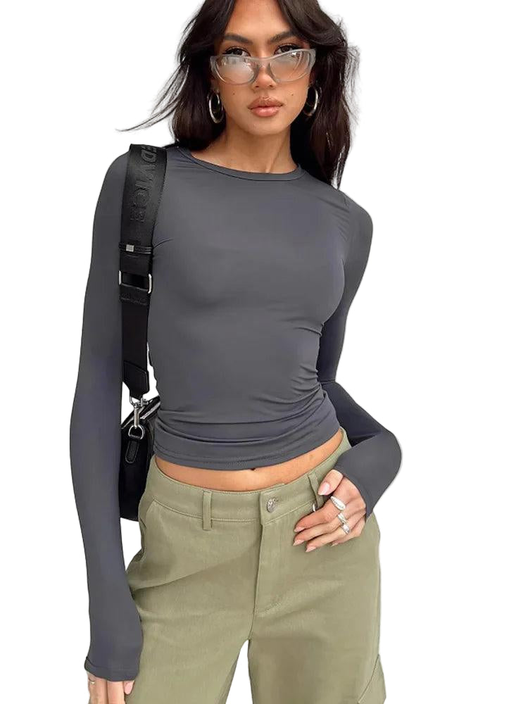 Long Sleeves Casual Slim Fit Blouse for Women