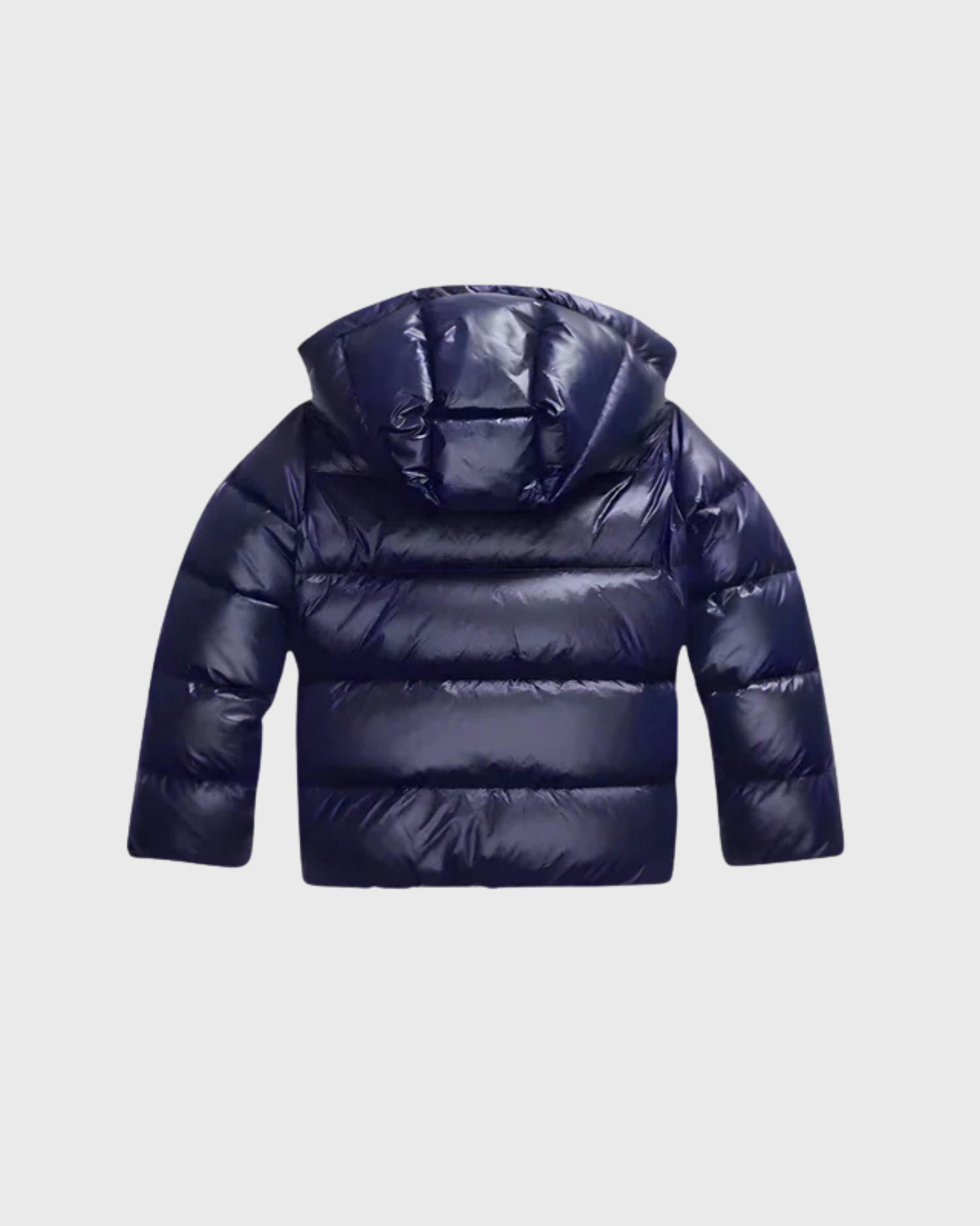 Luhvia | Women’s Shiny Finish Hooded Puffer Jacket with Cropped Silhouette