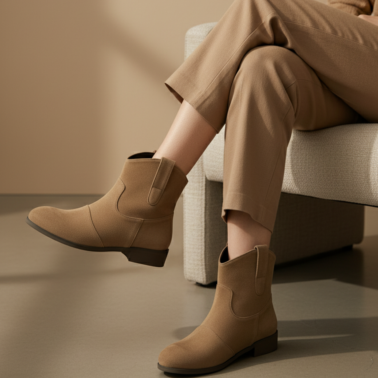 Luhvia | Women’s Western-Inspired Cowboy Ankle Boots