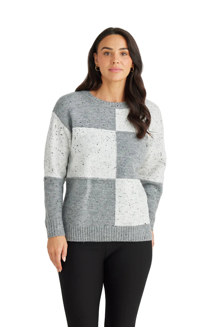Patchwork Sweater for Women