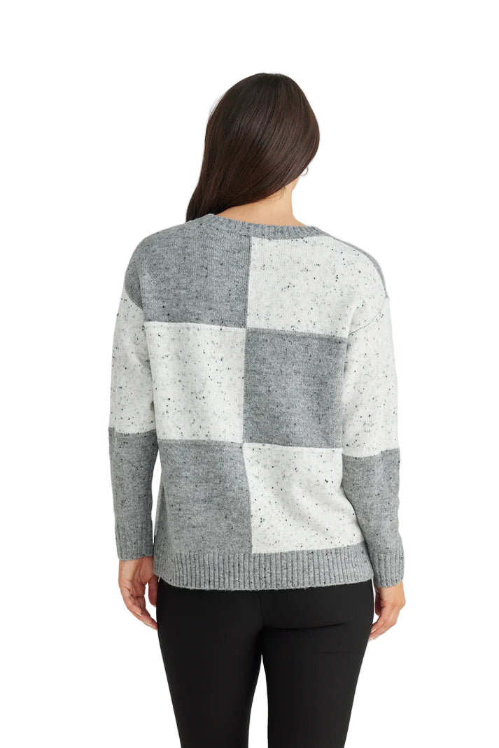 Patchwork Sweater for Women