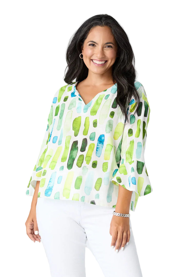 V-Neckline Elegant Blouse For Women